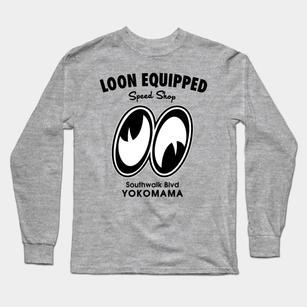 Loon Black Long Sleeve T-Shirt by benjistewarts